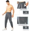 imageNORTHYARD Mens Athletic Running Pants Lightweight Workout Joggers Quick Dry Gym Sweatpants Active Sports Track TrainingSmokegrey