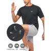 imageNORTHYARD Mens Athletic Running TShirts Quick Dry Workout Shirts ShortSleeve Sports Gym Tee Tops Performance ActivewearBlack