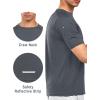 imageNORTHYARD Mens Athletic Running TShirts Quick Dry Workout Shirts ShortSleeve Sports Gym Tee Tops Performance ActivewearDarkgrey