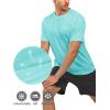 imageNORTHYARD Mens Athletic Running TShirts Quick Dry Workout Shirts ShortSleeve Sports Gym Tee Tops Performance ActivewearLightblue
