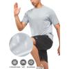 imageNORTHYARD Mens Athletic Running TShirts Quick Dry Workout Shirts ShortSleeve Sports Gym Tee Tops Performance ActivewearLightgrey