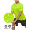 imageNORTHYARD Mens Athletic Running TShirts Quick Dry Workout Shirts ShortSleeve Sports Gym Tee Tops Performance ActivewearNeongreen