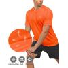 imageNORTHYARD Mens Athletic Running TShirts Quick Dry Workout Shirts ShortSleeve Sports Gym Tee Tops Performance ActivewearOrange