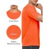 imageNORTHYARD Mens Athletic Running TShirts Quick Dry Workout Shirts ShortSleeve Sports Gym Tee Tops Performance ActivewearOrange