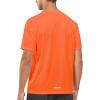 imageNORTHYARD Mens Athletic Running TShirts Quick Dry Workout Shirts ShortSleeve Sports Gym Tee Tops Performance ActivewearOrange