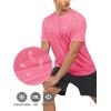 imageNORTHYARD Mens Athletic Running TShirts Quick Dry Workout Shirts ShortSleeve Sports Gym Tee Tops Performance ActivewearPowderpink