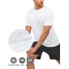 imageNORTHYARD Mens Athletic Running TShirts Quick Dry Workout Shirts ShortSleeve Sports Gym Tee Tops Performance ActivewearWhite