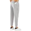 imageNORTHYARD Mens Cotton Athletic Jogger Sweatpants with Zipper Pockets Running Workout Gym Tapered Pants Comfy Lounge PantsLight Grey