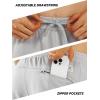 imageNORTHYARD Mens Cotton Athletic Jogger Sweatpants with Zipper Pockets Running Workout Gym Tapered Pants Comfy Lounge PantsLight Grey