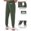 imageNORTHYARD Mens Fleece Joggers Athletic Warm Sweatpants Workout Gym Running Pants Active Winter Thicken Track with PocketsArmygreen