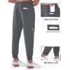imageNORTHYARD Mens Fleece Joggers Athletic Warm Sweatpants Workout Gym Running Pants Active Winter Thicken Track with PocketsSmokegrey