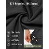 imageNORTHYARD Mens Joggers Athletic Workout Track Pants Running Gym Training Sweatpants with Zipper Pockets Open HemBlack