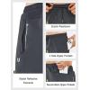 imageNORTHYARD Mens Joggers Athletic Workout Track Pants Running Gym Training Sweatpants with Zipper Pockets Open HemDarkgrey