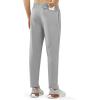 imageNORTHYARD Mens Joggers Athletic Workout Track Pants Running Gym Training Sweatpants with Zipper Pockets Open HemLightgrey