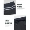 imageNORTHYARD Mens Joggers Pants with Zipper Pockets Lightweight Sweatpants Athletic Running Workout Track Pants for MenBlack