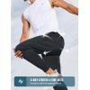 imageNORTHYARD Mens Joggers Pants with Zipper Pockets Lightweight Sweatpants Athletic Running Workout Track Pants for MenBlack