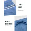 imageNORTHYARD Mens Joggers Pants with Zipper Pockets Lightweight Sweatpants Athletic Running Workout Track Pants for MenGreyblue