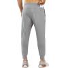 imageNORTHYARD Mens Joggers Pants with Zipper Pockets Lightweight Sweatpants Athletic Running Workout Track Pants for MenLightgrey