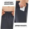 imageNORTHYARD Mens Joggers Pants with Zipper Pockets Tapered Athletic Workout Running Sweatpants for MenDarkgrey