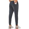 imageNORTHYARD Mens Joggers Pants with Zipper Pockets Tapered Athletic Workout Running Sweatpants for MenDarkgrey
