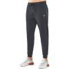 imageNORTHYARD Mens Joggers Pants with Zipper Pockets Tapered Athletic Workout Running Sweatpants for MenDarkgrey