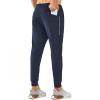 imageNORTHYARD Mens Joggers Pants with Zipper Pockets Tapered Athletic Workout Running Sweatpants for MenNavy