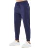 imageNORTHYARD Mens Cotton Athletic Jogger Sweatpants with Zipper Pockets Running Workout Gym Tapered Pants Comfy Lounge PantsNavy