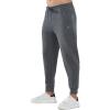 imageNORTHYARD Mens Cotton Athletic Jogger Sweatpants with Zipper Pockets Running Workout Gym Tapered Pants Comfy Lounge PantsSmoke Heather