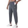 imageNORTHYARD Mens Fleece Joggers Athletic Warm Sweatpants Workout Gym Running Pants Active Winter Thicken Track with PocketsDarkgrey