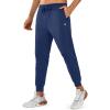 imageNORTHYARD Mens Joggers Pants with Zipper Pockets Lightweight Sweatpants Athletic Running Workout Track Pants for MenNavy