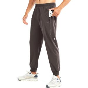 imageNORTHYARD Mens Athletic Running Pants Lightweight Workout Joggers Quick Dry Gym Sweatpants Active Sports Track TrainingCoffee