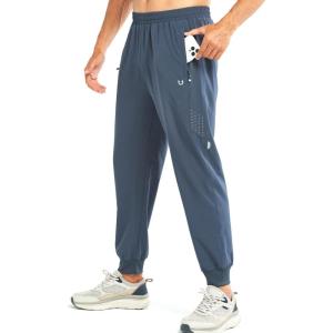 imageNORTHYARD Mens Athletic Running Pants Lightweight Workout Joggers Quick Dry Gym Sweatpants Active Sports Track TrainingCoolgrey