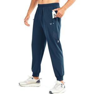 imageNORTHYARD Mens Athletic Running Pants Lightweight Workout Joggers Quick Dry Gym Sweatpants Active Sports Track TrainingSeablue