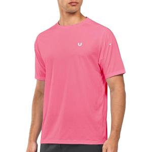 imageNORTHYARD Mens Athletic Running TShirts Quick Dry Workout Shirts ShortSleeve Sports Gym Tee Tops Performance ActivewearPowderpink