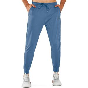 imageNORTHYARD Mens Joggers Pants with Zipper Pockets Tapered Athletic Workout Running Sweatpants for MenGreyblue