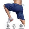 imageNORTHYARD Mens 10quot Athletic Basketball Shorts with Zipper Pockets Quick Dry Lightweight Running Workout Gym Tennis ShortsDark Blue