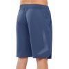 imageNORTHYARD Mens 10quot Athletic Basketball Shorts with Zipper Pockets Quick Dry Lightweight Running Workout Gym Tennis ShortsFederal Blue