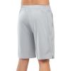 imageNORTHYARD Mens 10quot Athletic Basketball Shorts with Zipper Pockets Quick Dry Lightweight Running Workout Gym Tennis ShortsLight Grey
