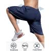 imageNORTHYARD Mens 10quot Athletic Basketball Shorts with Zipper Pockets Quick Dry Lightweight Running Workout Gym Tennis ShortsNavy