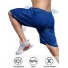 imageNORTHYARD Mens 10quot Athletic Basketball Shorts with Zipper Pockets Quick Dry Lightweight Running Workout Gym Tennis ShortsRoyal Blue