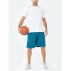 imageNORTHYARD Mens 5quot7quot10quot Athletic Basketball Shorts Workout Gym Quick Dry Shorts Lightweight Mesh Running Shorts TennisLakeblue