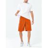 imageNORTHYARD Mens 5quot7quot10quot Athletic Basketball Shorts Workout Gym Quick Dry Shorts Lightweight Mesh Running Shorts TennisOrange