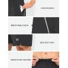 imageNORTHYARD Mens 7quot Athletic Running Shorts with Zipper Pockets Quick Dry Lightweight Workout Gym ShortBlack