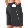 imageNORTHYARD Mens 7quot Athletic Running Shorts with Zipper Pockets Quick Dry Lightweight Workout Gym ShortBlack