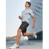 imageNORTHYARD Mens 7quot Athletic Running Shorts with Zipper Pockets Quick Dry Lightweight Workout Gym ShortBlack