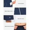 imageNORTHYARD Mens 7quot Athletic Running Shorts with Zipper Pockets Quick Dry Lightweight Workout Gym ShortNavy