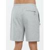imageNORTHYARD Mens Athletic Running Shorts Cotton Casual Shorts with Zipper Pockets 7quot Workout Gym Sweat ShortsLight Heather