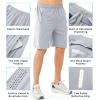 imageNORTHYARD Mens Athletic Running Shorts Quick Dry Workout Shorts 7quot 5quot 9quot Lightweight Sports Gym Basketball Shorts HikingGrey