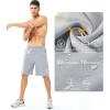 imageNORTHYARD Mens Athletic Running Shorts Quick Dry Workout Shorts 7quot 5quot 9quot Lightweight Sports Gym Basketball Shorts HikingGrey