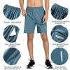 imageNORTHYARD Mens Athletic Running Shorts Quick Dry Workout Shorts 7quot 5quot 9quot Lightweight Sports Gym Basketball Shorts HikingGreyblue